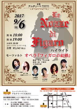 《アルテリーベTOKYO》 モーツァルト「フィガロの結婚」ハイライト