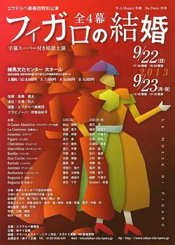 モーツァルト/オペラ「フィガロの結婚」〜ケルビーノ役